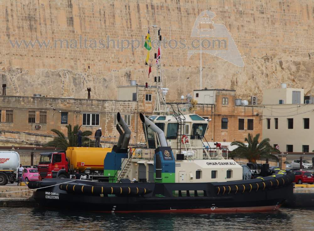 ShipsInPics's tweet photo. Thanks for the mention! Shipguru: #Damen #ASD2411 #built #tugboat #OMAR #DANKALI berthed at #Valletta (#Grand #Harbour), #Malta - 08.01.2020 - https://t.co/mHD2qaFt3w damen ShipsInPics worldshipsoc TUGSPOTTERS https://t.co/CA0GKGKNiV