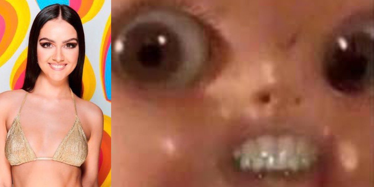 I genuinely can not unsee this. Every time Siannise smiles I think of this meme. #LoveIsland #LoveIslandUK