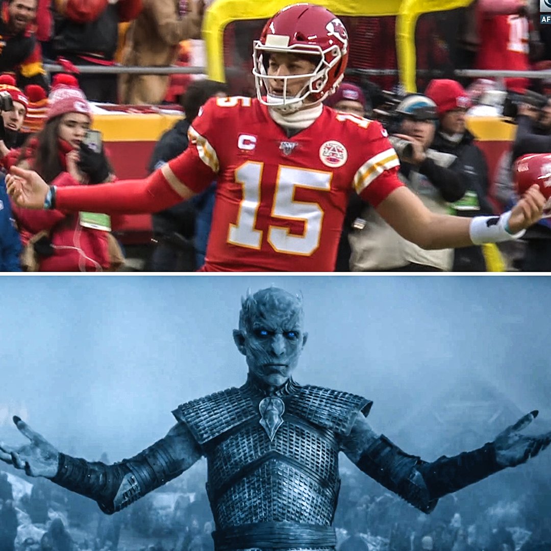 Mahomes raised the Chiefs from the dead.