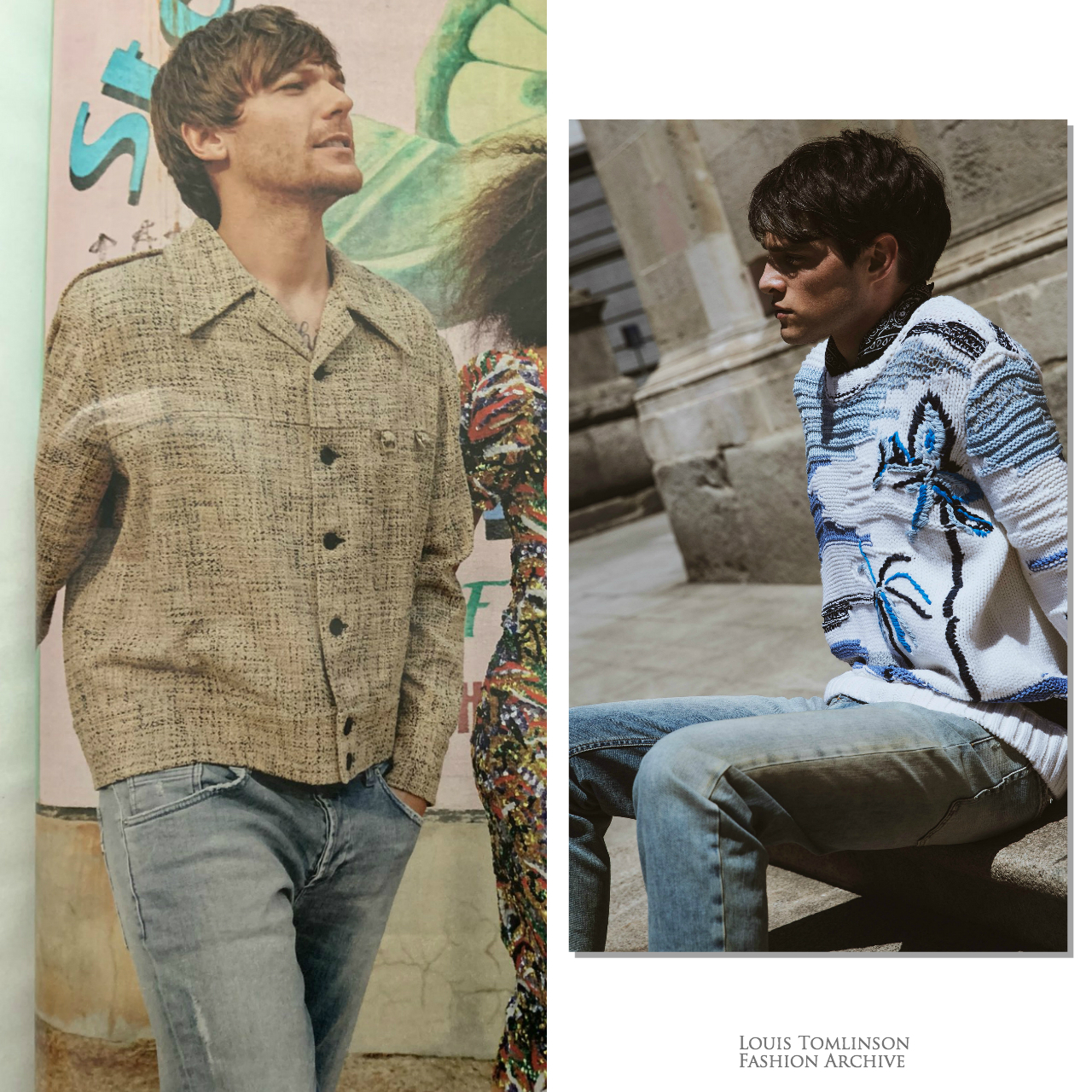 Louis Tomlinson Fashion Archive