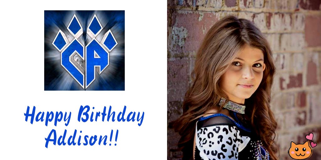 CA_TitaniumCats's tweet photo. Happy Birthday Addison! π₯³ Hope you have a clawesome day!! ππ€πΎ #birthdaylove #titaniumcats #titaniumcrew https://t.co/9IEIkYk5lR