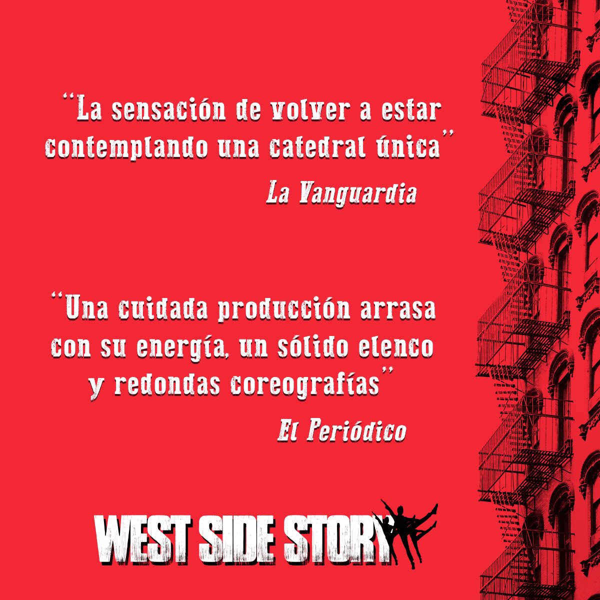 No lo decimos nosotros... ¡Lo dicen los medios! 🥰 #WestSideStory