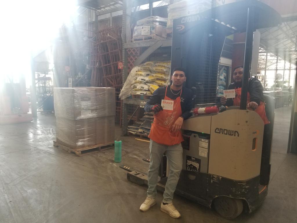 Fernando and Anthony keeping the garden area safe and clean!