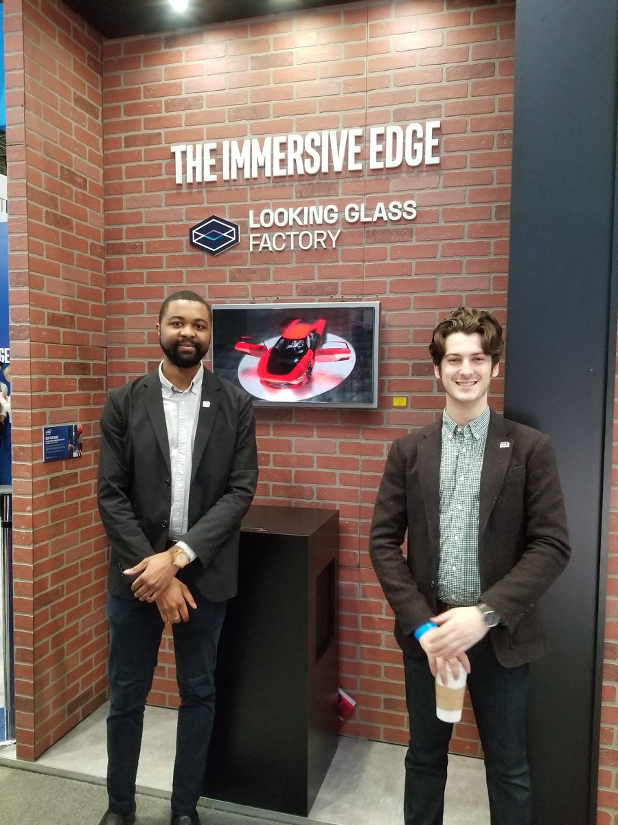 APGentry's tweet image. Stop by the Intel booth and see innovative technologies including 8k with the #lookingglassfactory powered by Intel @Inteliot #nrf2020