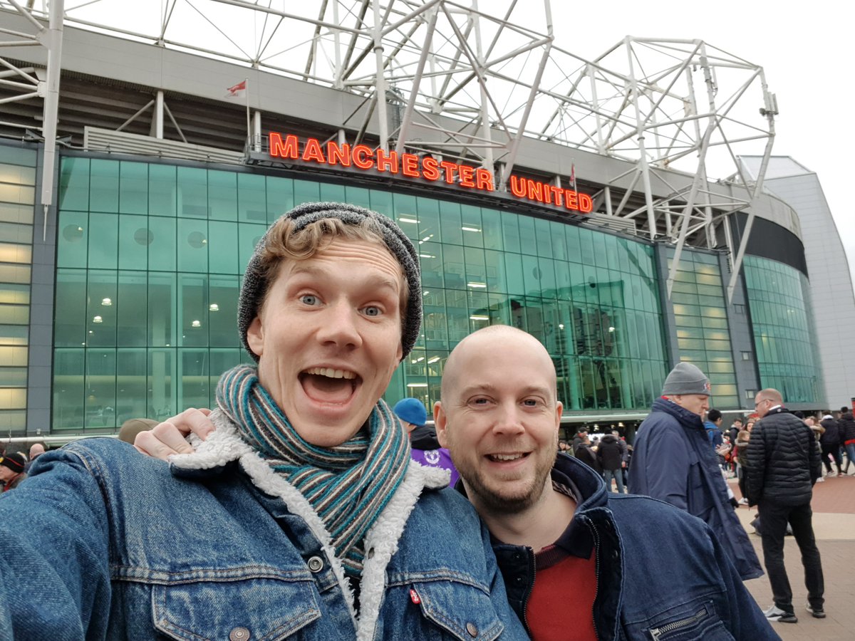 mrcblyth's tweet photo. Had a great day out with Chris watch Norwich have a great time at man u. 😬 Thanks for sorting the tickets out. https://t.co/B7K5cTYOTP