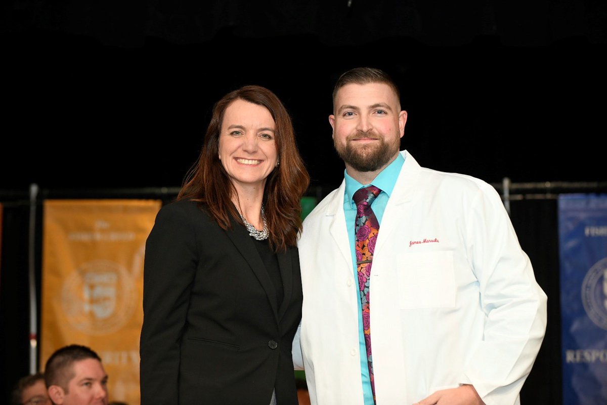 FisherNews's tweet photo. Congratulations to Fisher's 62 first year pharmacy students honored at the annual White Coat Ceremony today. A rite of passage for students, the ceremony celebrates the successful completion of their first semester at the School, formally welcoming them into the profession. https://t.co/5Uzy016mU0
