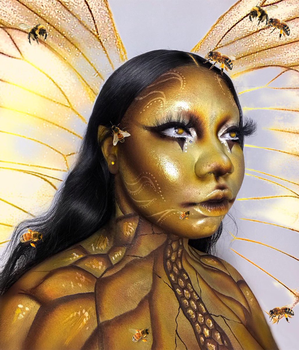 Naezrah's tweet photo. 🐝🌻🧚🏾‍♀️ZENA, THE BEE AND FLOWER FAIRY🧚🏾‍♀️🌻🐝 

The Nymph/ Fairy Series (Number 3) : Yellow 🐝🌻 
8 hours , no eating , lots of music and a very proud me later 🐝

Details : https://t.co/zFUXOGwhg3 🐝 https://t.co/VF592hblKO