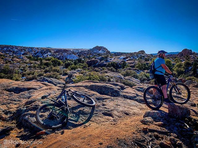 RideAlongside's tweet photo. Great ride in #Dellsneyland today with @michael.tibbetts.568 aboard our #TrekStache #mountainbikes. https://t.co/j7VolUhonh https://t.co/iZzYOqDf4f