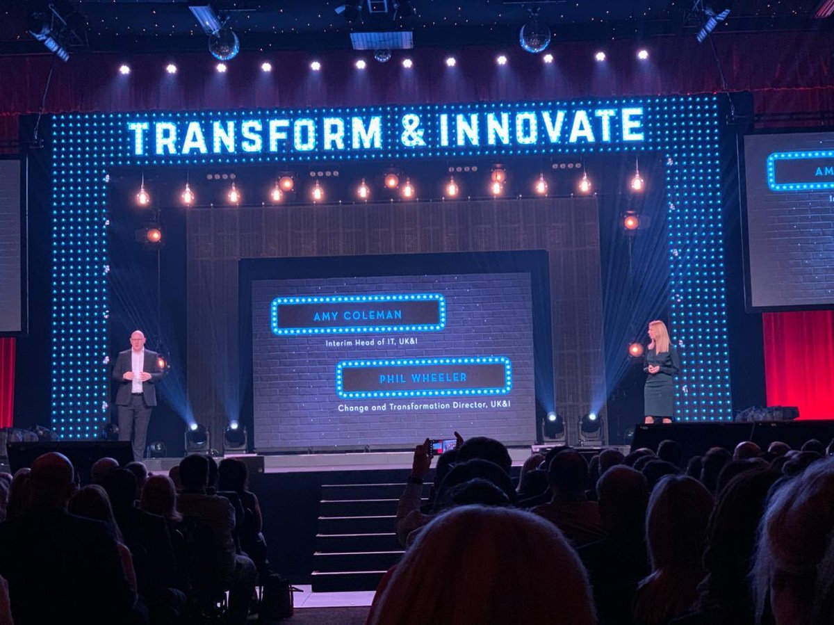 PWheeler_Adecco's tweet photo. I presented our IT&amp;Transformation Strategy for 2020 at @AdeccoGroupUKI Conference. There are exciting times ahead on our transformation journey with a Digital First approach. It was an amazing experience and I loved every minute of it. 
#CreatingBrighterFuturesADG
#JoinOurFamily https://t.co/kIwKpxFn8m