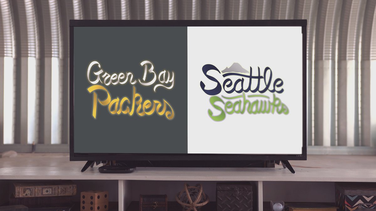 mikejshay's tweet photo. NFC Divisional Game 2, @packers vs. @seahawks. Good Luck! @nfl #nfc #nfcdivisionalplayoffs #nflplayoffs2019 #playoffs #match #greenbaypackers #seattle #greenbay #wisconsin #washington #football #sports #graphicdesign #illustration #digital #calligraphy #typography https://t.co/3OXNOrOLzQ