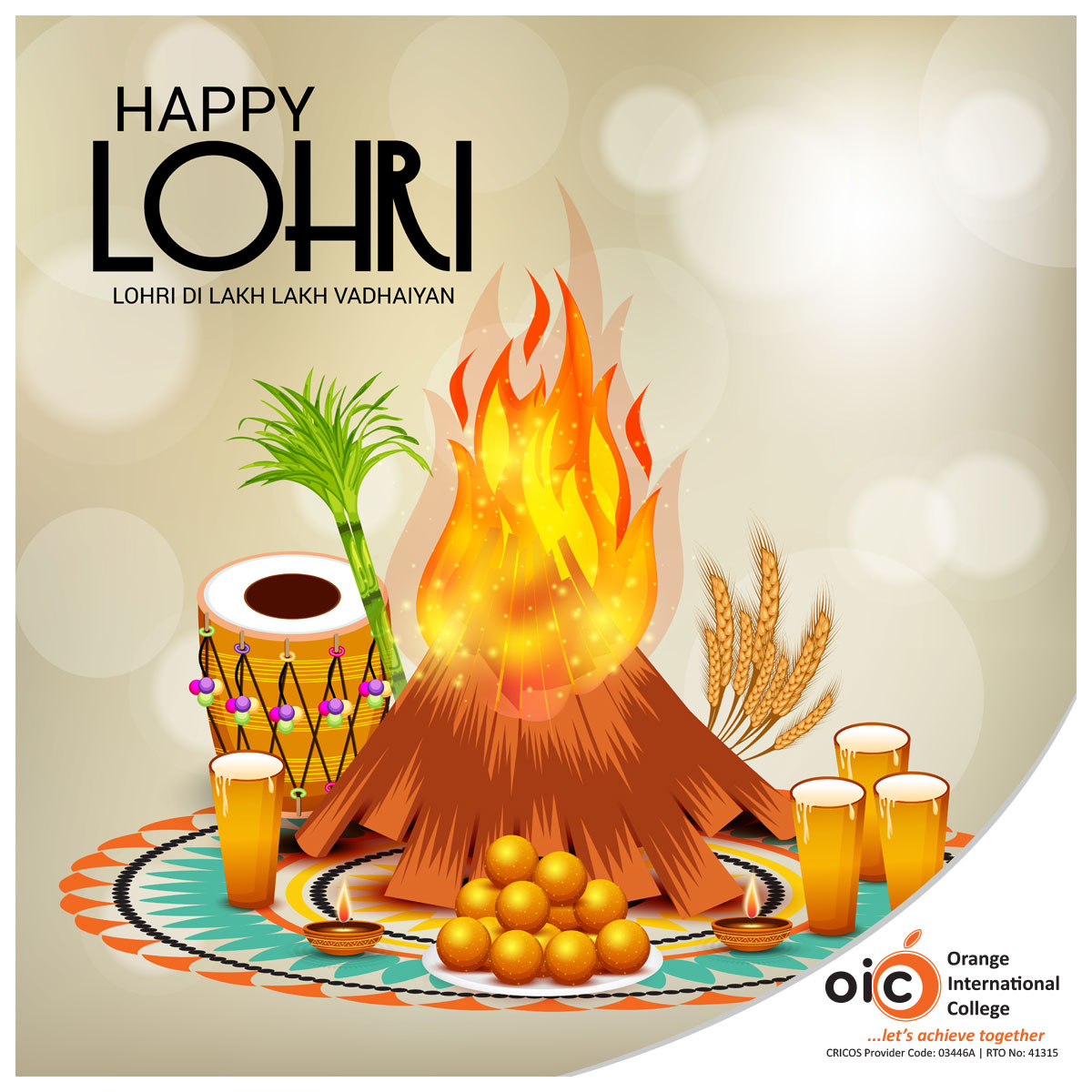 orange_edu_au's tweet photo. Lohri--a Punjabi festival--is celebrated on January 13 each year. Though popular belief has it that Lohri is celebrated to mark the end of peak winter, this festival is traditionally associated with the harvest of the rabi crops.

https://t.co/Y2l9p3aAb0 https://t.co/zzvYhkkwP1
