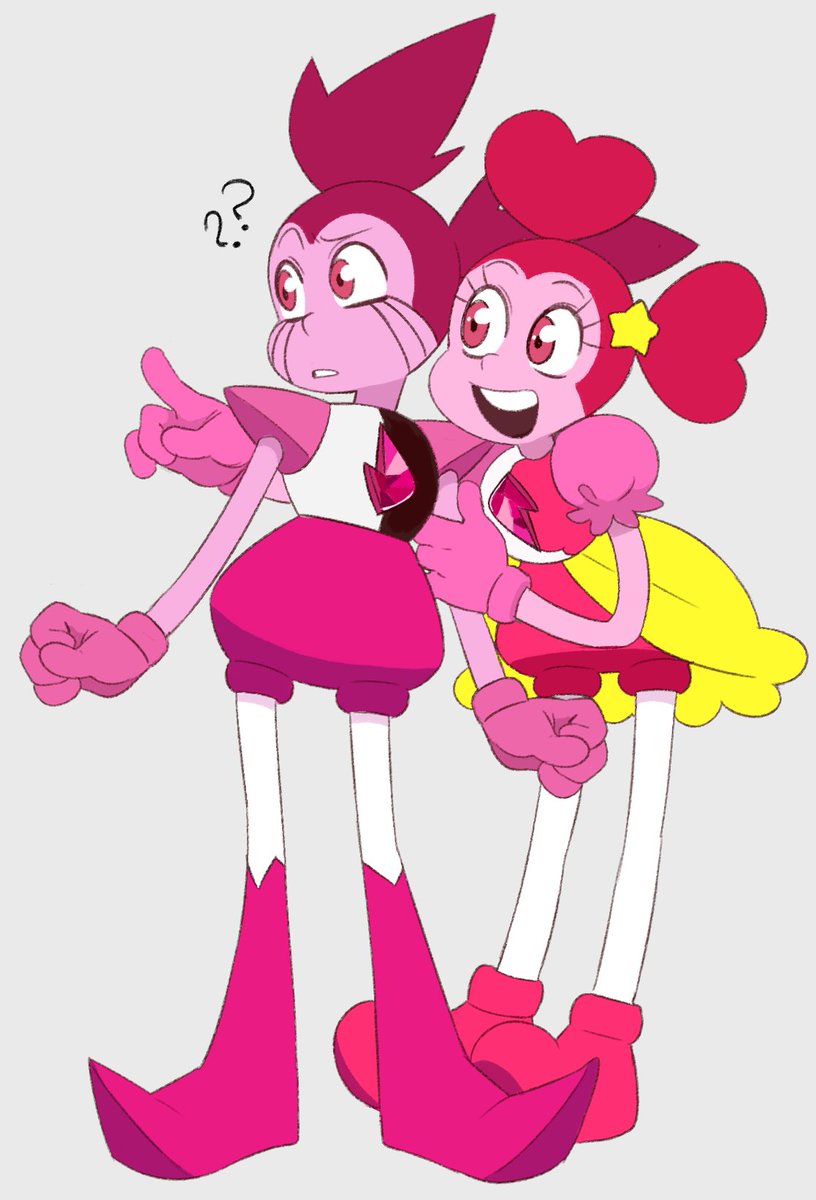 NSFWPinkTwins's tweet photo. ❤️AU where Pink Diamond had two spinels but brought one with her
❤️Will only be Spinsy and Spinny At the same time
❤️Fine with any kinks as long as it isn't feet or anything gross (scat, piss, gore, etc)
❤️Can be Spinsy and Spinny's fusion if you want me to be
❤️Subby gurls https://t.co/FvW5duoifZ