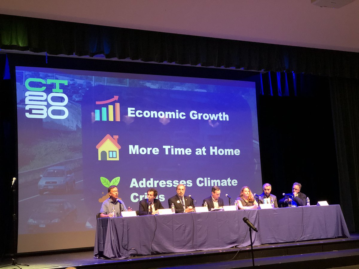 203action's tweet photo. Terrific civil dialogue about CT’s future when it comes to infrastructure.  Great to see pro toll and anti toll CT residents, who equally love our state,  discussing #Ct2030 in a cordial manner.  Thank you @GovNedLamont and @WillHaskellCT for leading the forum. https://t.co/6r3GN3Hnyp
