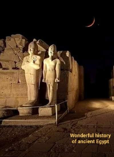 AtifElsayed's tweet image. Beautiful Night At Karnak Temple