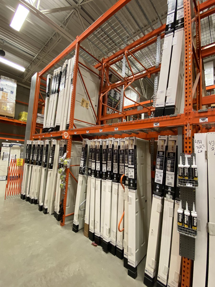 Hello <a href="/HomeDepot2770/">The Home Depot Jackson, MI #2770</a> ...this is your interior door aisle letting you know that I’m ready for the week; locked in and packed down for the coming week! <a href="/JulieGiattino/">Julie Giattino</a>