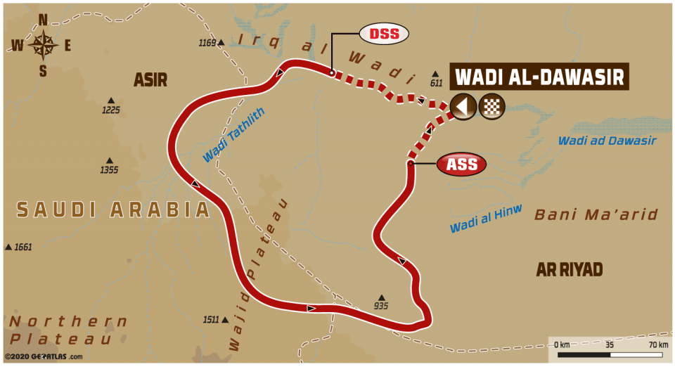 RaidduLion's tweet photo. #Dakar2020 - Etape et ordre de départ de la spéciale du jour.

Lundi 13 janvier
Etape 8 -  Wadi Al Dawasir > Wadi Al Dawasir
Liaison : 239 km
Spéciale : 477 km
Total : 716 km

Départ SS8 ⏱ 
18e - Lachaume/Polato - #330 - 08h30m (fr 06h30m) https://t.co/siNOvAsjlb