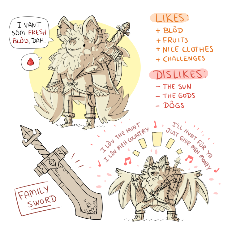 I present to you Sir Vladimir, a blood hunter from noble family of... bat people.
He's royalty! (well, that's what he says to people)
#dndcharacter