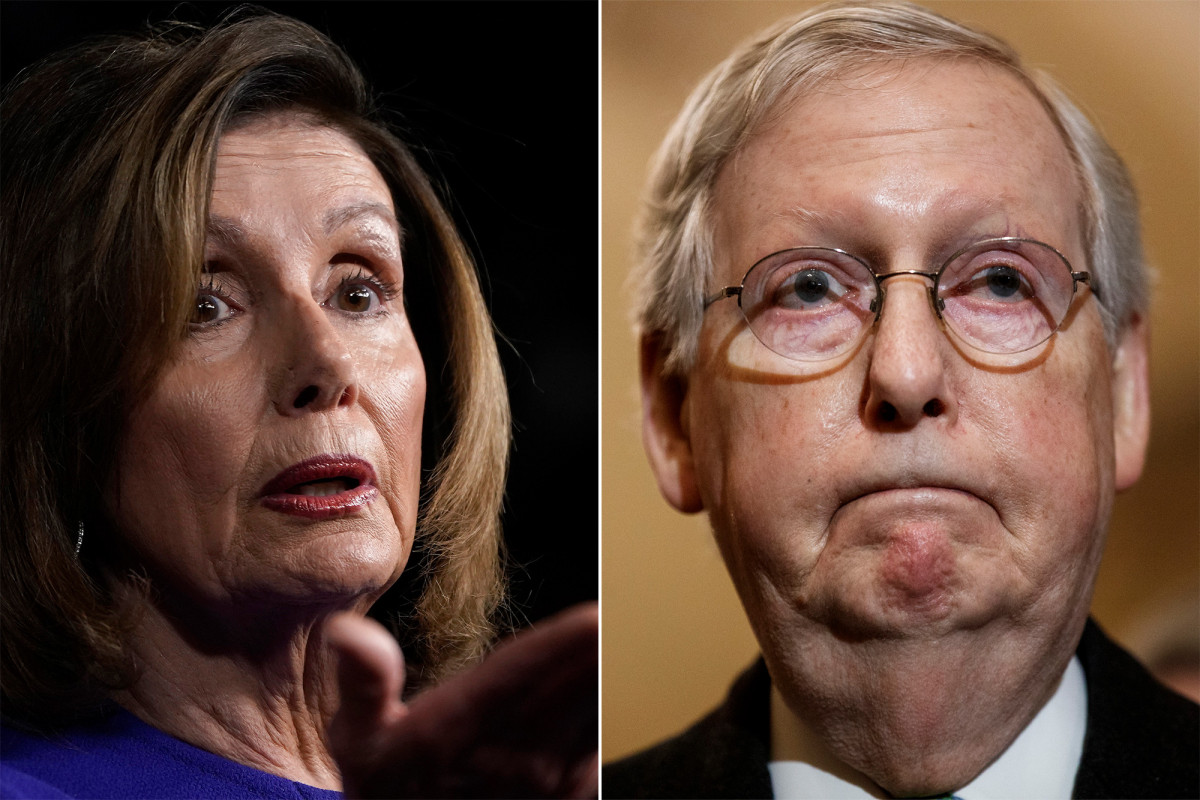 nypost's tweet photo. Pelosi says McConnell will be held accountable if he tosses impeachment trial https://t.co/J24etSaVk2 https://t.co/jigZCW0QSG