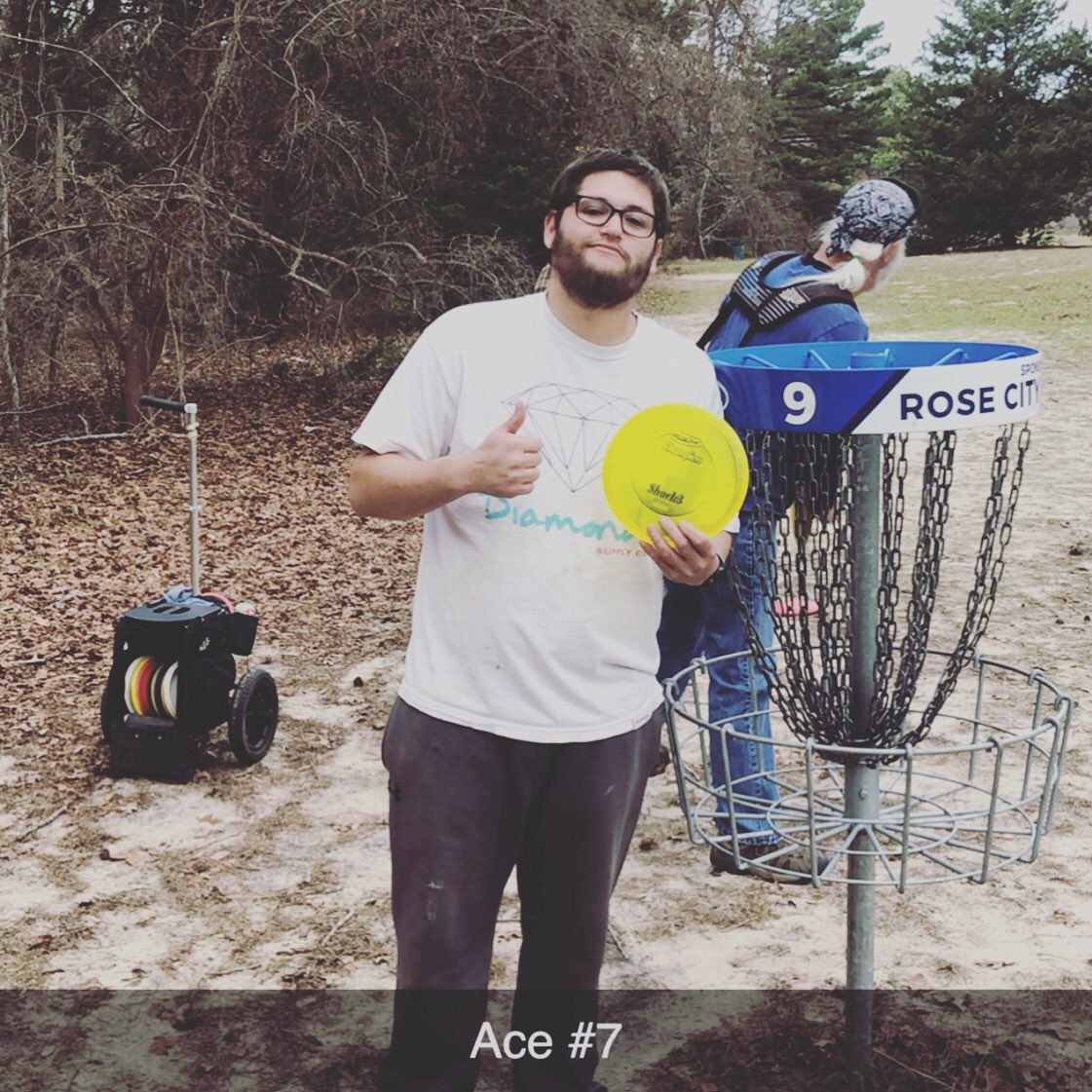 of_disc's tweet image. Hit my 7th ace today! Hole 9 hickory #lindseypark #TylerTx @InnovaDiscs #sharkThree #throwfasterthanthespeedofnice