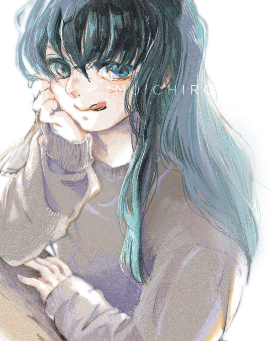 ころさんがTwitterに投稿した時透無一郎(鬼滅の刃)のイラスト。