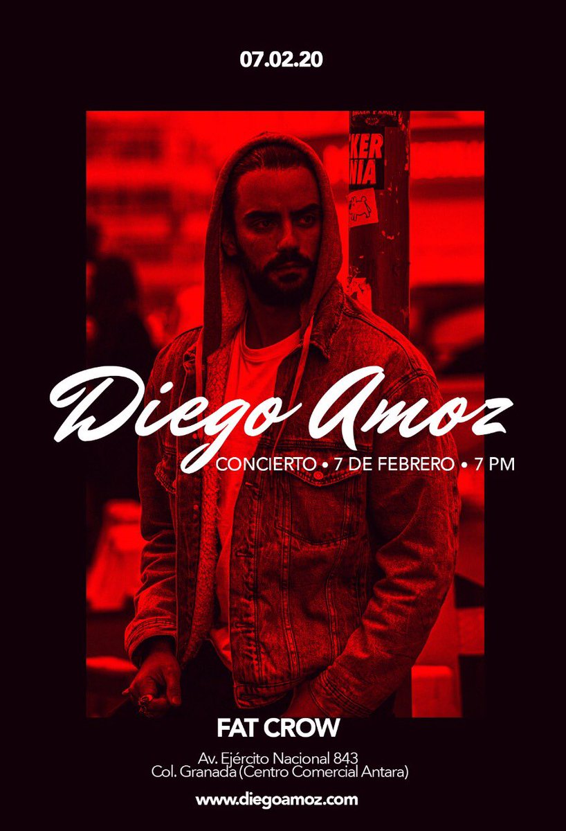 diego_amoz's tweet photo. Nos vemos el 7 de Febrero a las 7pm para cantarnos de cerca! 👌🏾🔥 #Elevando https://t.co/Cex8ZHL28A