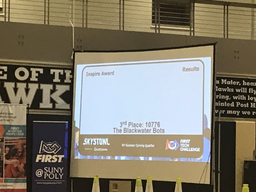 aldenrobotics's tweet photo. We are so incredibly proud!! But don’t worry, this competition might be over, but this team’s journey isn’t over just yet..... stay tuned for the next chapter, the Blackwater Bots take on Utica!!!! @BFF_Robotics #FIRSTbuffalove @BuellnBots https://t.co/DLv7O6xz28
