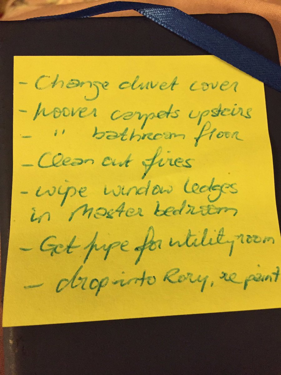 margaretbmadden's tweet photo. I’m off to work tomorrow, to write proposal for INT academic conference and am leaving husband with a ‘To Do’ list. It’s his day off work. Anyone else do this? Is it just me being mean? #EqualityIsEverything right? https://t.co/XYlaYUmw8E