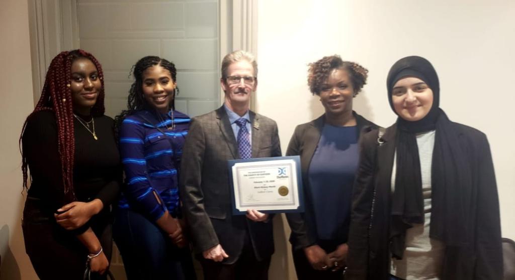 alethia_o's tweet photo. Historic moment in Dufferin County for Black History Month. Thanks to county staff and council for their support and approval.Proud of #CDDHS students for their powerful presentation. Council In Brief - January 9, 2020 - Dufferin County https://t.co/bx4YTFUiGG https://t.co/rlMxZAWZr6