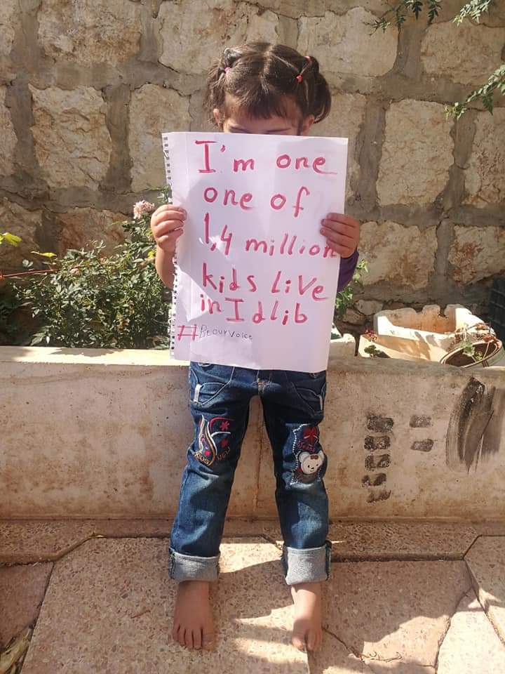 ChinookJo's tweet photo. The #World and #International leaders have let down 1.4 million innocent children in #Idlib with their silence and inaction. The #Truce is a lie ! #SaveIdlib #WithIdlibsChildren #SOSIDLIB #BeOurVoice @realDonaldTrump @POTUS @JustinTrudeau @RTErdogan @RedHourBen @UN https://t.co/yp1cQaKJgT