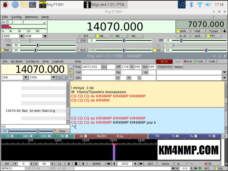 macarr1981's tweet photo. Flrig CAT Control For The Yaesu FT-891 Using The Raspberry Pi 4.
#KM4NMP #HamRadio #AmateurRadio #DigitalModes #Flrig #Fldigi https://t.co/wCXclDio7h https://t.co/8X2H8GHhty