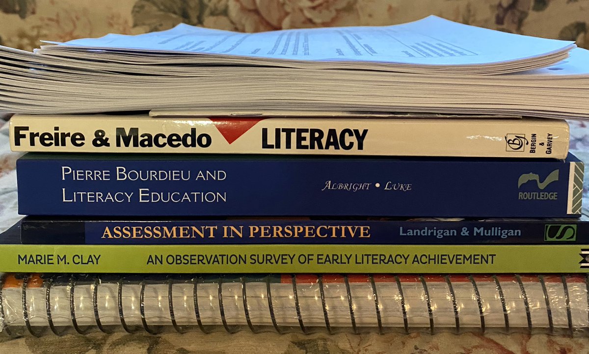 Getting materials prepared for the new semester - Bring on the learning!  #TWUdoctoralstudentlife #LiteracyandLearning #deepbreaths