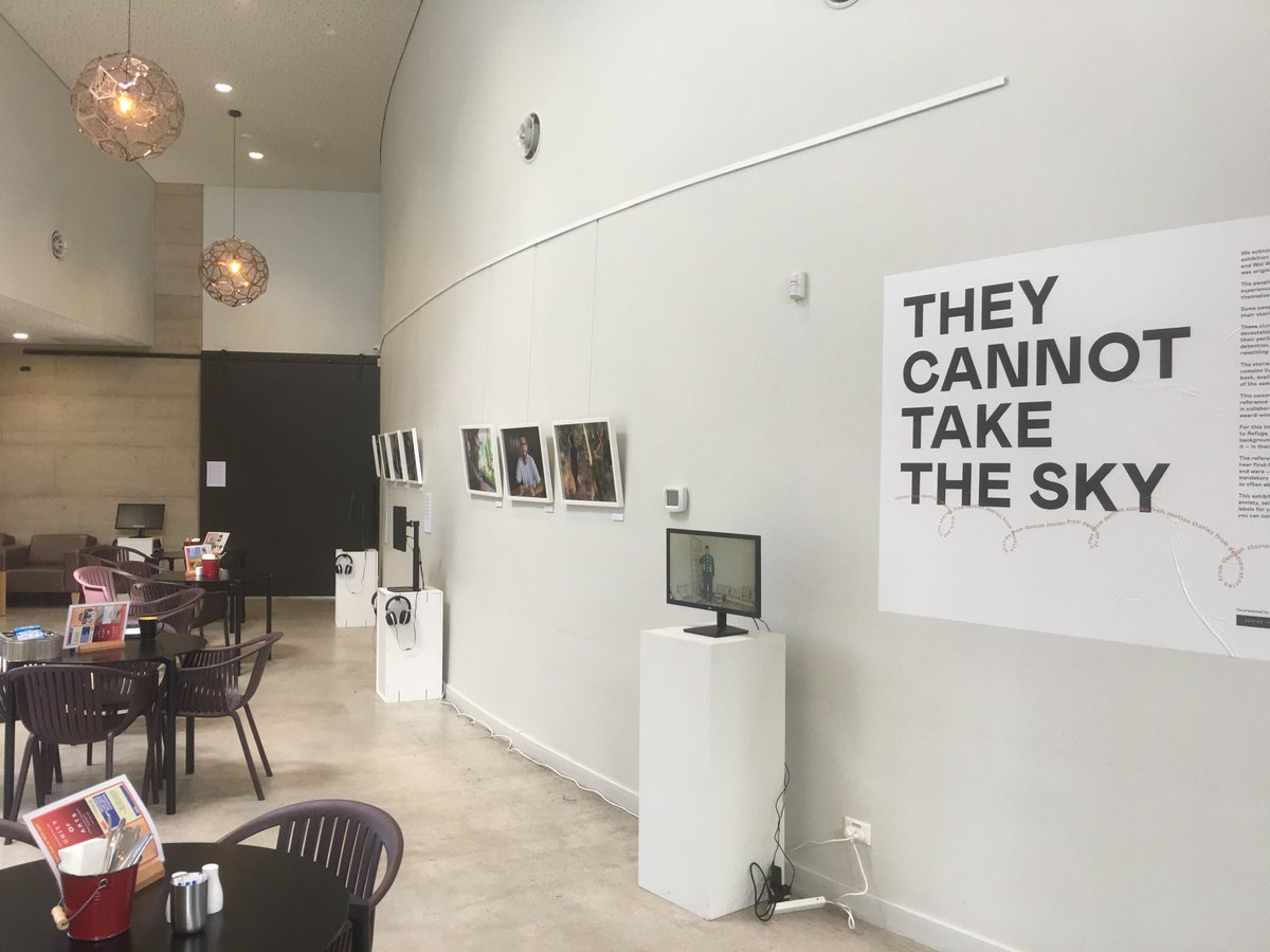 behindthe_wire's tweet photo. We're hitting the road with @Road2Refuge! Our award winning exhibition developed with @immigration_mv opens today at Geelong's Eastern Hub, on until 31 Jan. https://t.co/RGmAW3Gonr https://t.co/8E41PUFscH