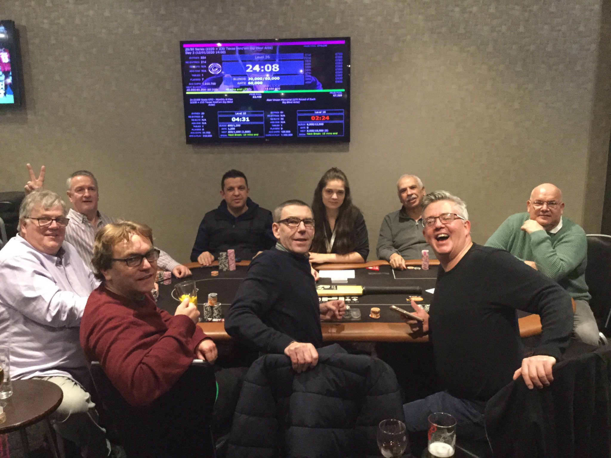 The Vic Poker Room on Twitter "It has been an honour to host Alan Vinson Memorial tournament