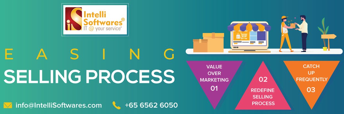 IntelliSoftDev's tweet image. Selling Process is a complete cycle which starts from identifying the customers to closing the deal with them. When selling there are steps one can take to ease the process. Read 
intellisoftwares.com/Blogs/Easing-T…
Contact us 
Ph : +65-65626050
Mail : info@intellisoftwares.com