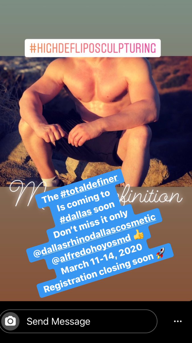 DrRodRohrich's tweet photo. Come join us at @DallasCosmetic to see and hear the #totaldefiner @AlfredoHoyosMD March 11-14,2020 @DrRodRohrich https://t.co/plhyulzA20