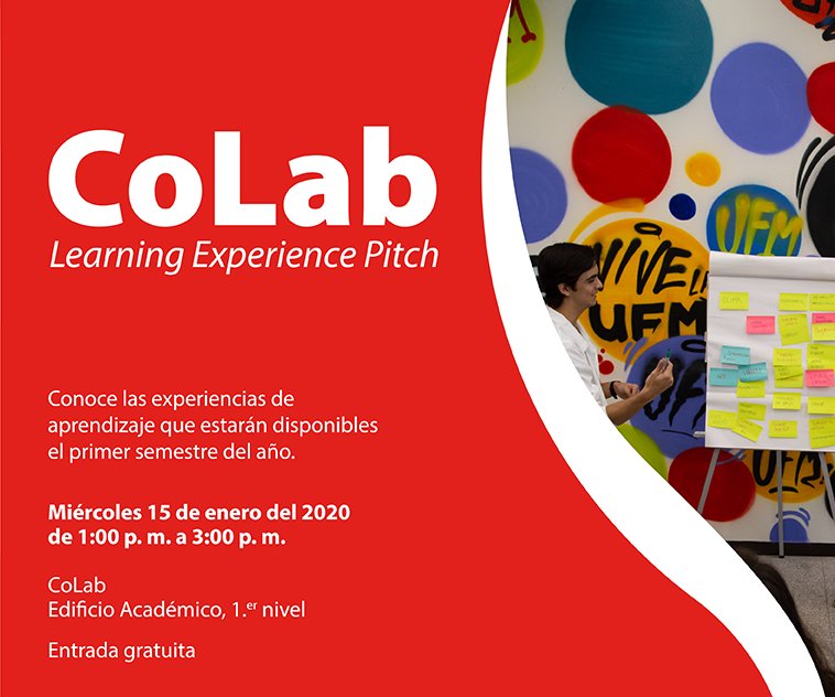 ufmcolab's tweet photo. #UFMColab | Asiste al Learning Experience Pitch | https://t.co/3hEjnRjH17 https://t.co/pOe700sPB6