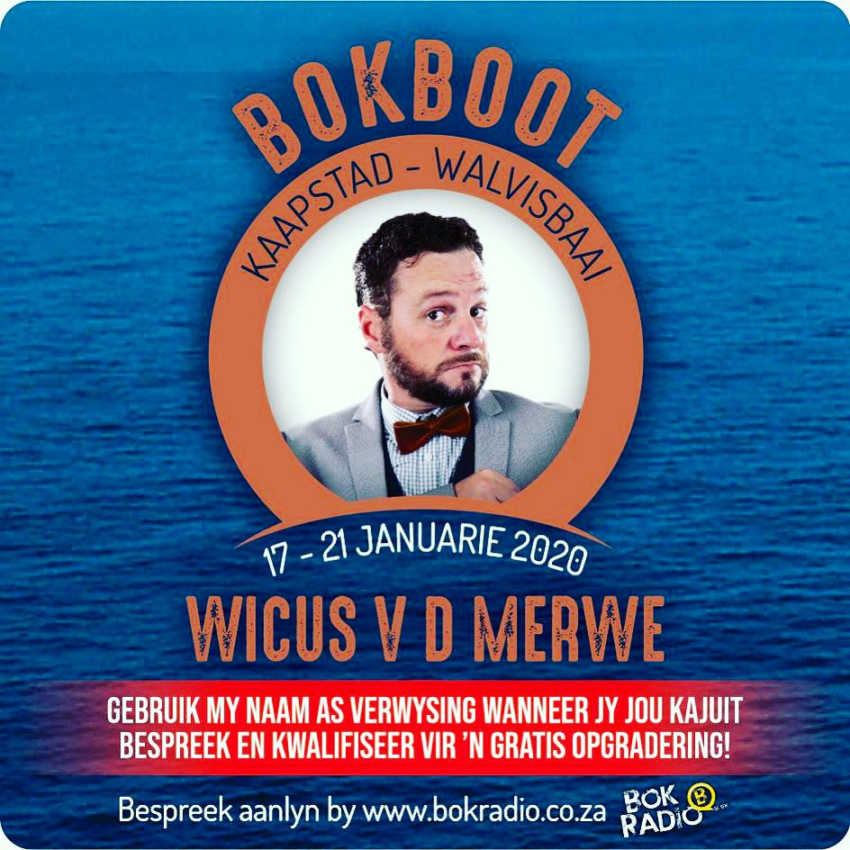 wicusvdm's tweet photo. Raaito!!
Die jaar is aan die gang!
Die ratte begin rol!
Sien julle op die #Bokboot 17-21 Jan!
Lets get the show on the road!
#kanniewaggie https://t.co/RY0aRDhI7J