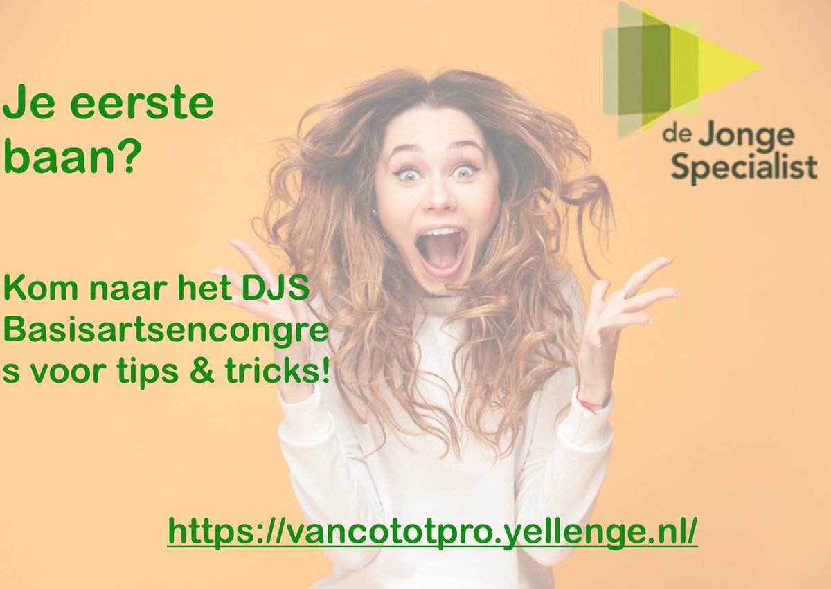 He Basisarts, wil jij horen hoe je aan die opleidingsplek of promotieplek komt? Advies over je anios baan? Of waar op te letten bij het tekenen van je eerste contract? Kom naar het DJS Basisartsen Congres op 7 maart te Breukelen. Geef je op via vancototpro.yellenge.nl @lad