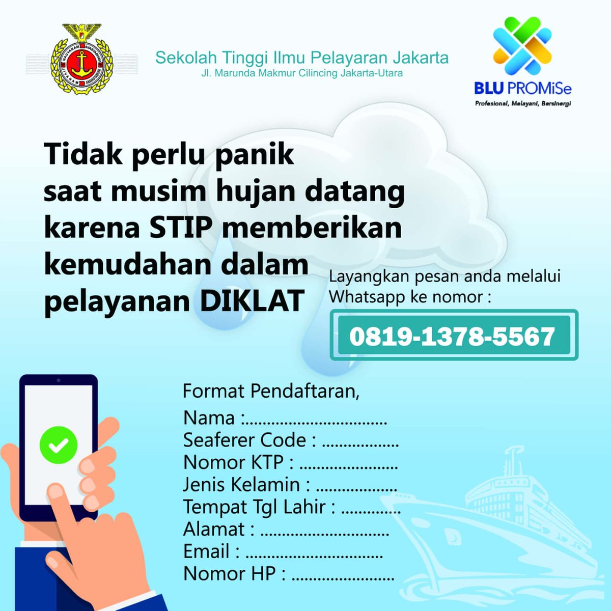 Sekolah Tinggi Ilmu Pelayaran Jakarta (Official) tweet media