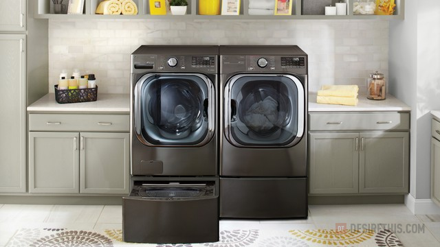 LG Introduces Next Generation of Laundry with new AI Powered Washer... #Tech #Home DesireThis.com/4342