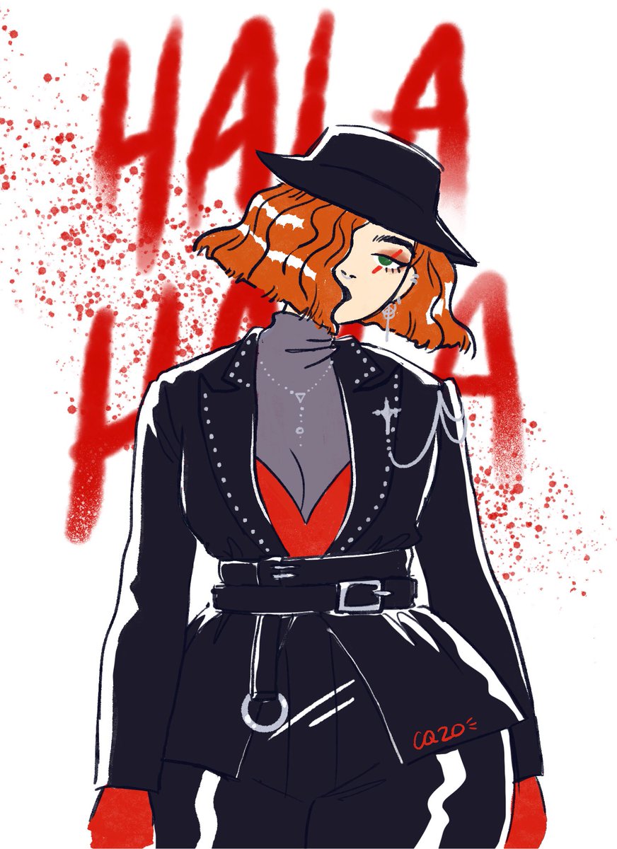 cquirkart's tweet photo. #halasona complete!!!!! โค๏ธโ https://t.co/Cs5QVeOJo1