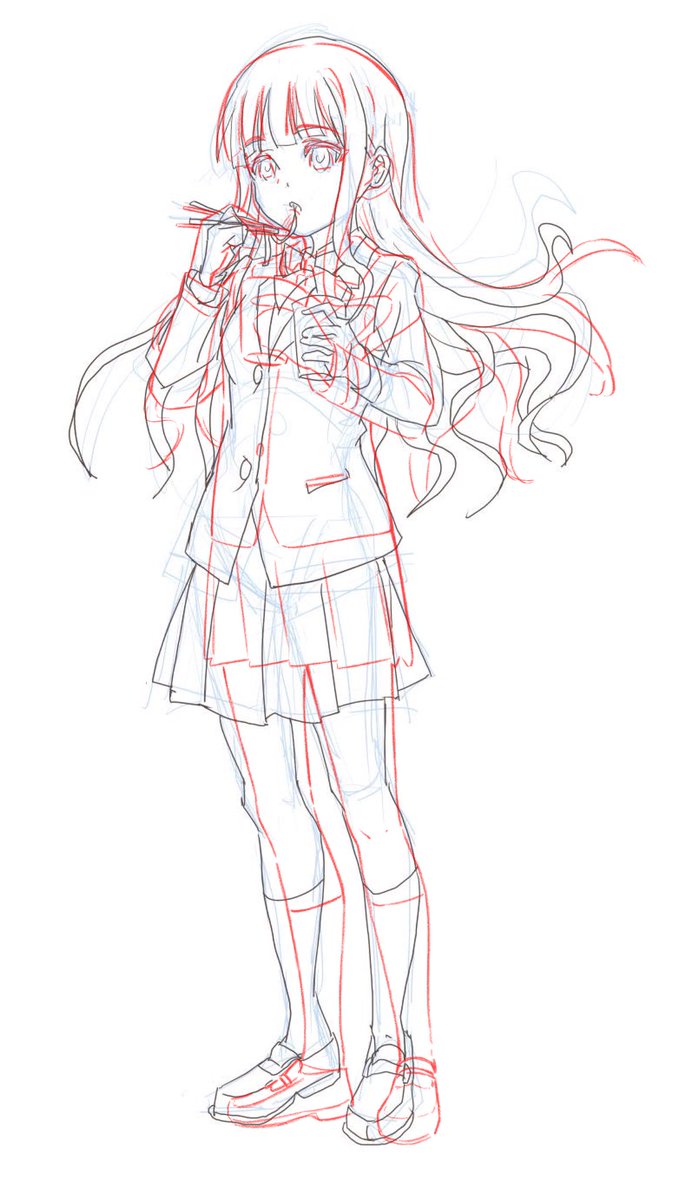@yamanety様のイラストを添削させて頂きました、ご提供ありがとうございます😊

視線、身体の比率、食べ物を持つ時の位置が添削のポイントになります。

#つけまつげもげ太添削集 