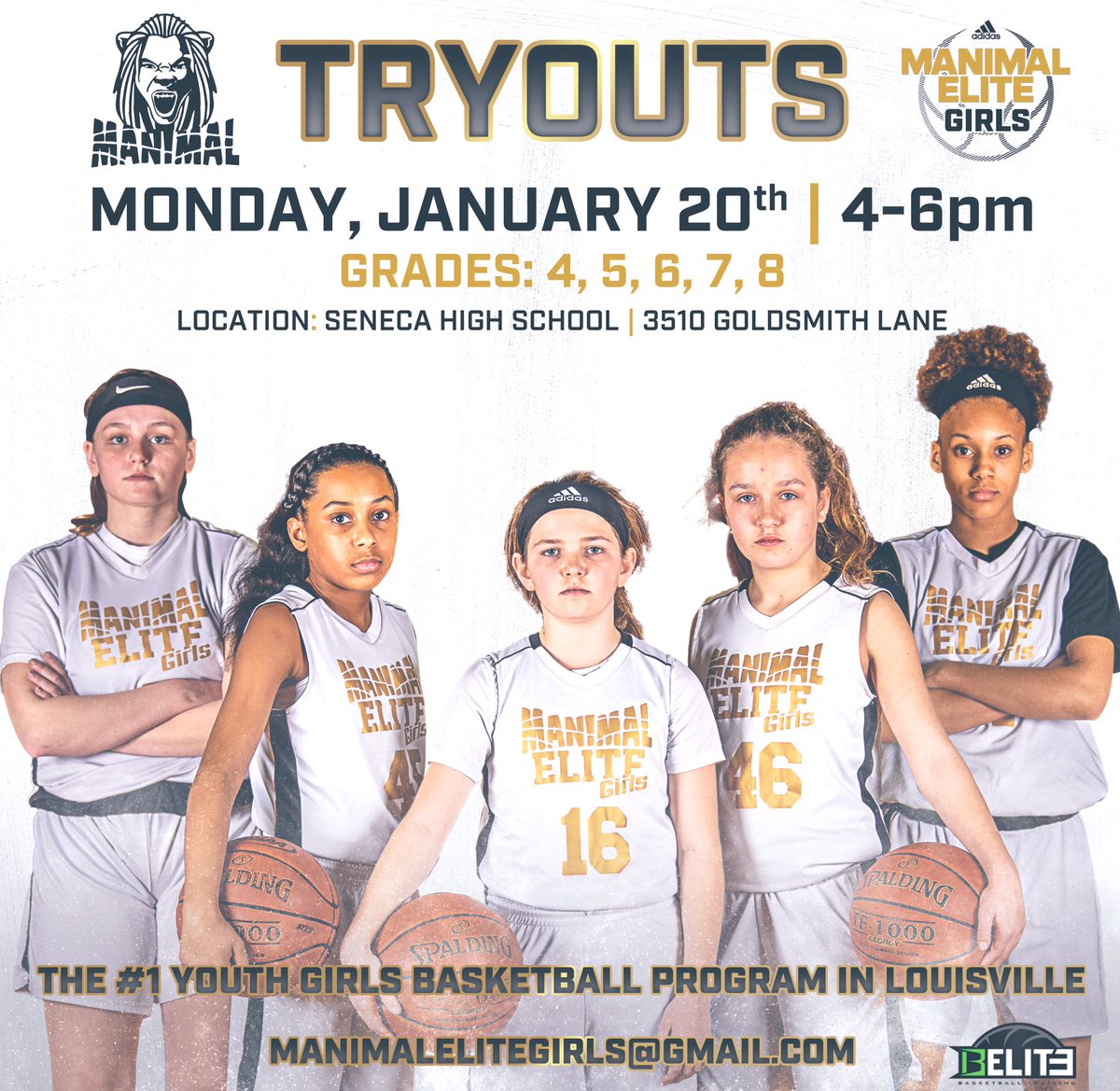 Manimal_girls's tweet photo. 🗣 IT’S GO TIME 🚨
TRYOUTS 
Manimal Elite Girls Teams
#Manimalstrong #2020Vision #Girlsdoitbetter #overtimegirls #1 
#wearemanimal 
#ManimalMode #OurGirlsGrind #502First  #adidas https://t.co/fCQQPsoJ6R