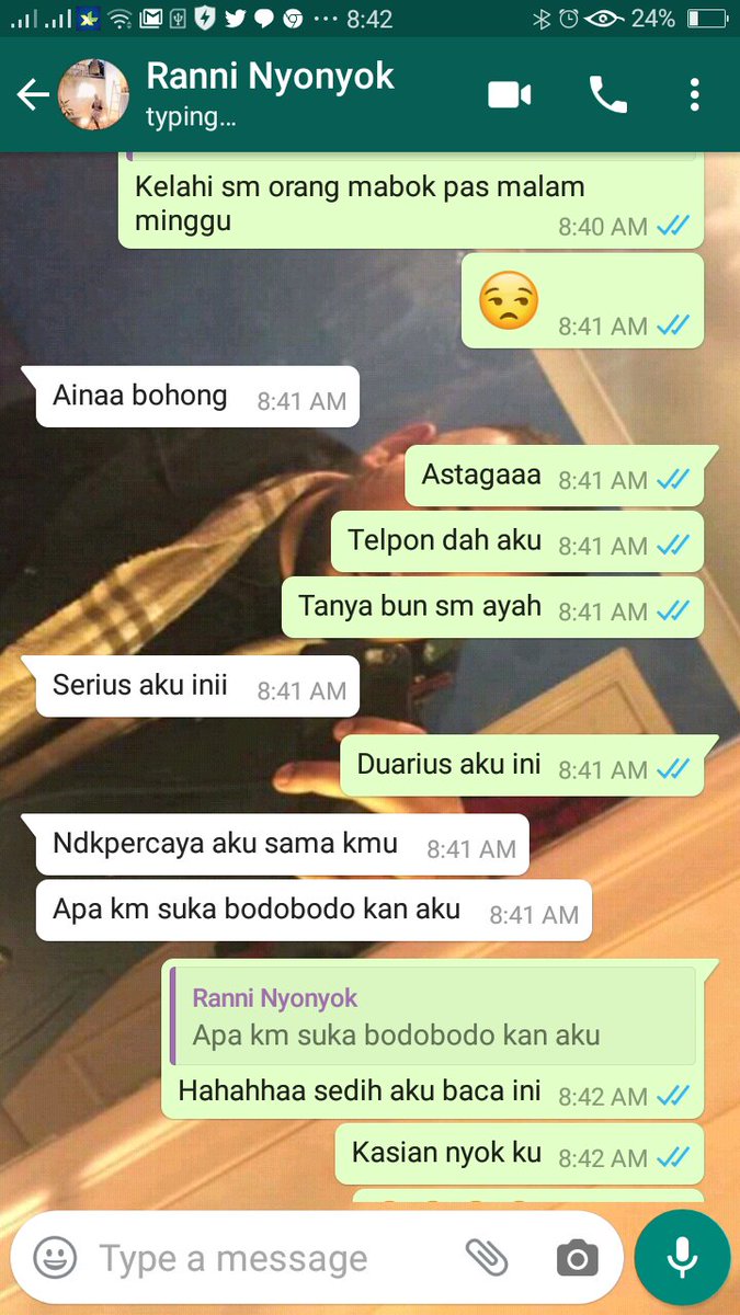 adndafadia_'s tweet photo. Pelajaran hari ini.. 
Jgn suka tipu" orang biar ntar giliran bener ga di percaya 😂🙃 https://t.co/3cZmDQQvdK