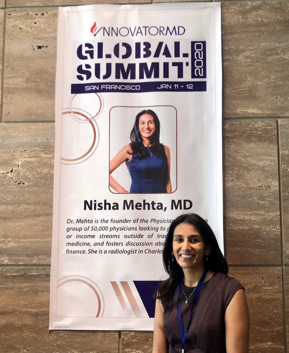 nishamehtamd's tweet photo. So inspired by the physicians I met this weekend at the first InnovatorMD Global Summit conference! Was honored to be the inaugural keynote speaker for what I hope will be the first of many such events.
#ISG2020
#PhysicianSpeaker #PhysicianEntrepreneurship #PhysicianNetworking https://t.co/9O3Q82hL0Y
