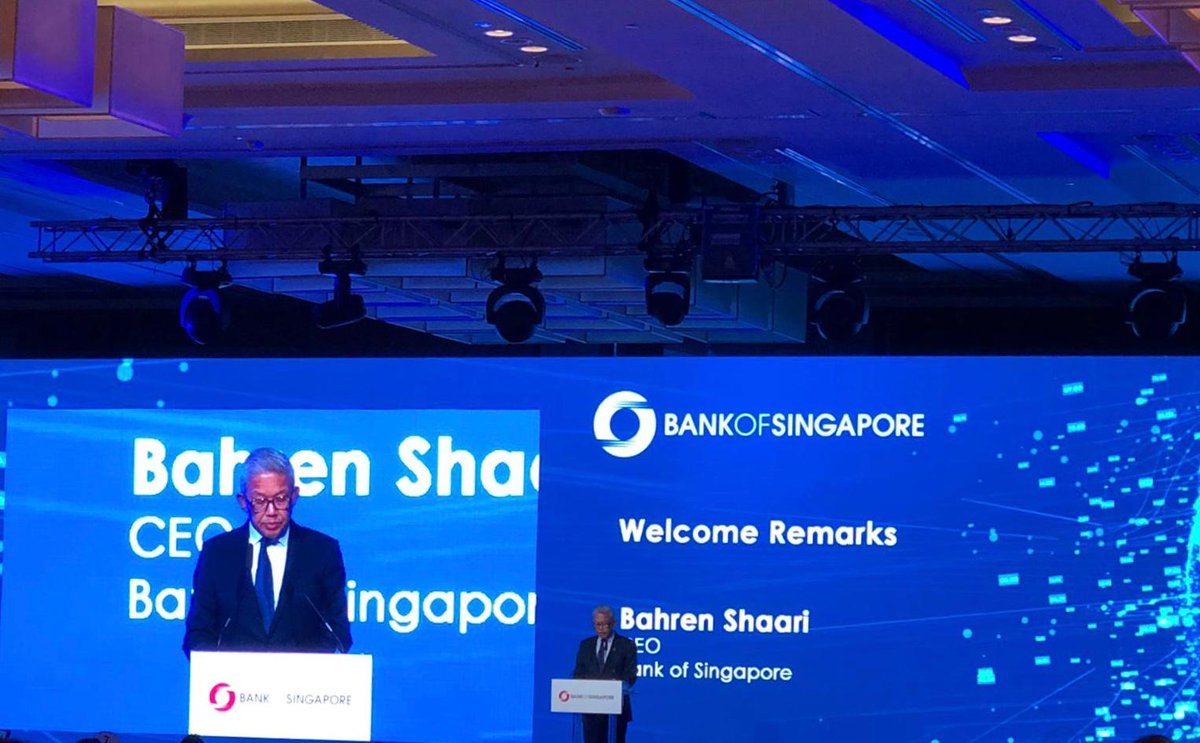 bankofSG's tweet photo. Our Chief Executive @Bahren_Shaari welcomes guests and shared the bank’s commitment to continuously deliver sustainable growth.
#bankofsgB2020
#perspectivesthatmatter https://t.co/rrtM3iaaTl