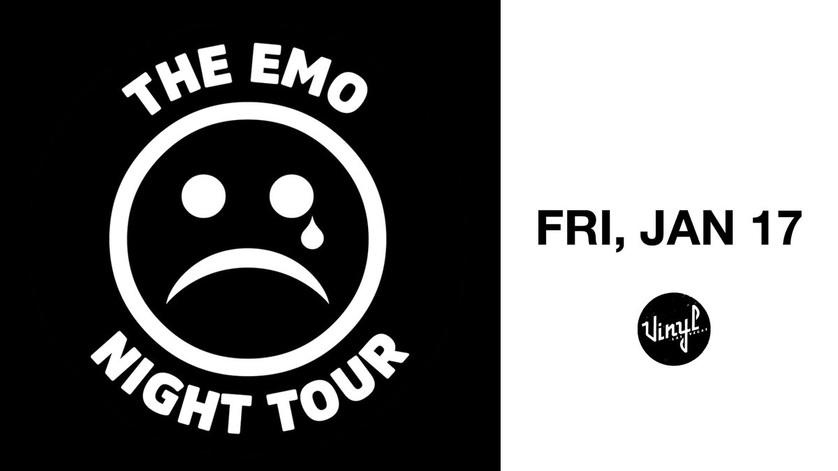 There's a little under a week until the #EmoNightTour takes the stage! Join us for the classic emo songs that you can't help but sing along to! Find tickets here: bit.ly/2Ww8cuQ