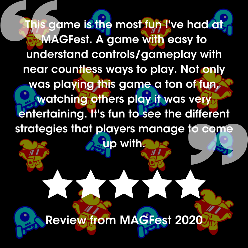 Thanks to everyone that left us a review at <a href="/MAGFest/">MAGFest</a> in the <a href="/MIVSMAGFest/">MAGFest Indie Videogame Showcase</a> app!

Check out this great review!

#MAGFest #magfest2020 #videogames #games #gaming #indiedev #indiegamedev #indiegames #indiegame #gamedevelopment #gamedev #localmultiplayer #madewithunity