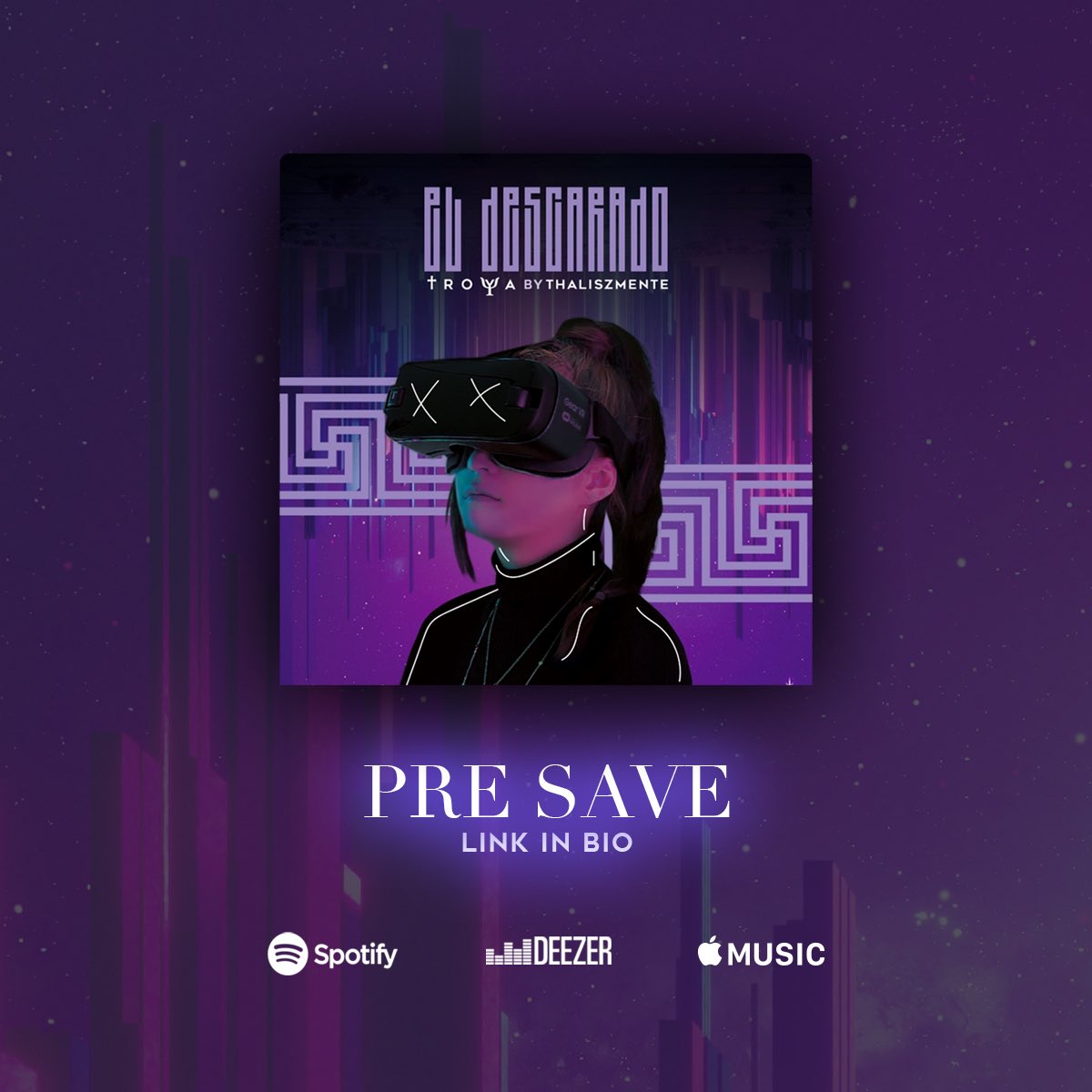 Thaliszmente's tweet photo. ✨Presave✨
#ElDescarado 👽
Link:
👉🏻 https://t.co/TLjl6MHnyh
#newsong https://t.co/hu4Q96Ztu4