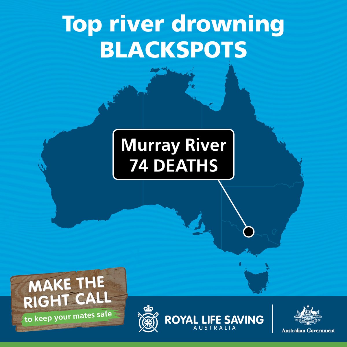RoyalLifeSaving's tweet photo. So much to do at the beautiful Murray River. But sadly 74 people drowned here in the past 15 years. 

Love the water. Enjoy the water. Do it safely.

Check out our safety tips at https://t.co/wG00uwnVtU

#visitthemurray #MakeTheRightCall #StaySafe #DrowningPrevention https://t.co/oj6DYKynWV